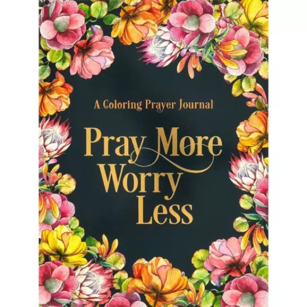 128 pgs Coloring Prayer Journal with Floral Design
